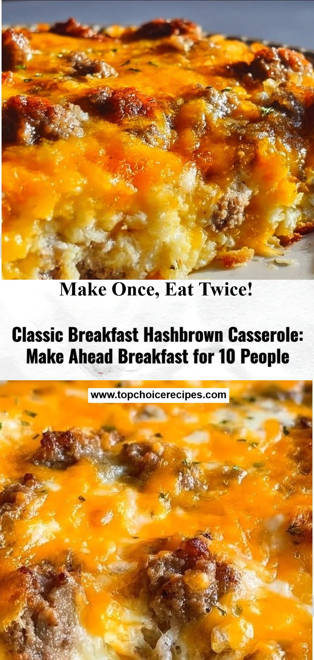 Classic Breakfast Hashbrown Casserole