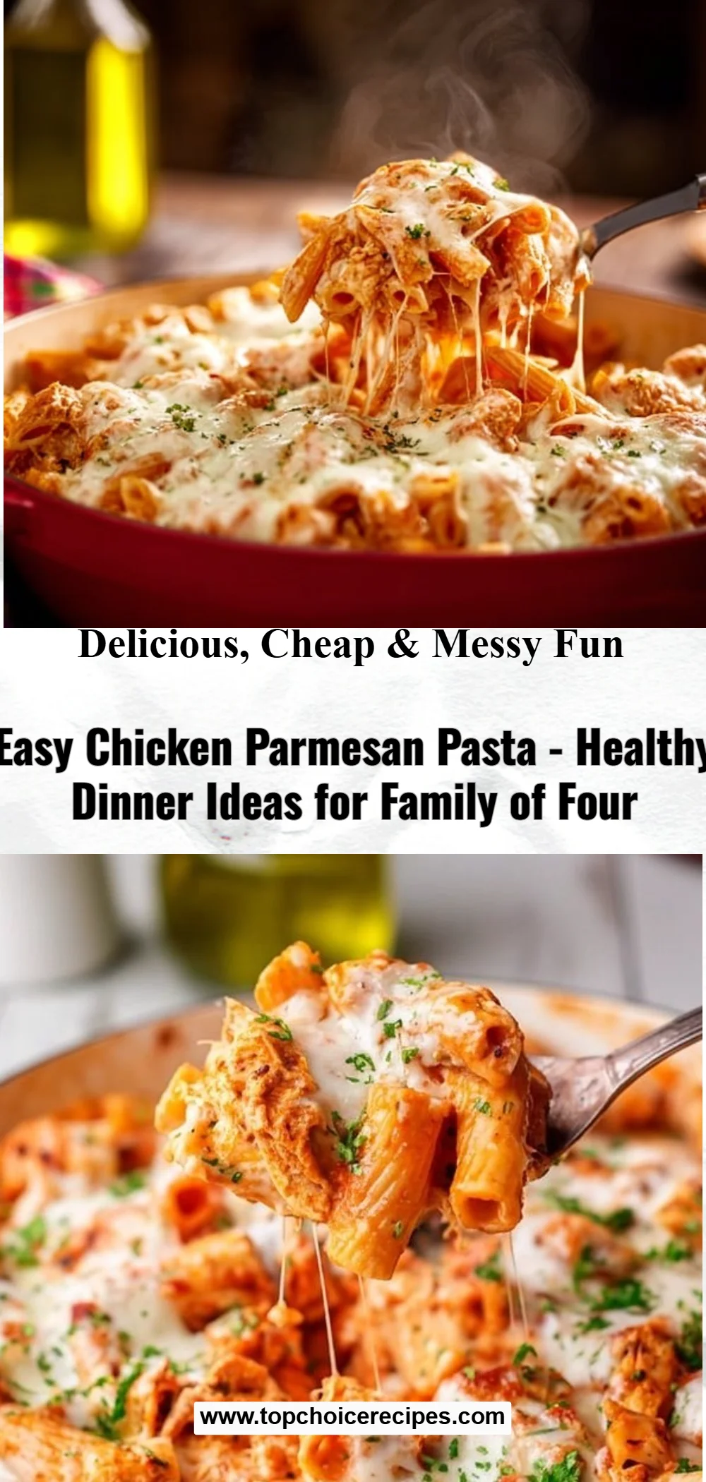 Classic Chicken Parmesan Pasta