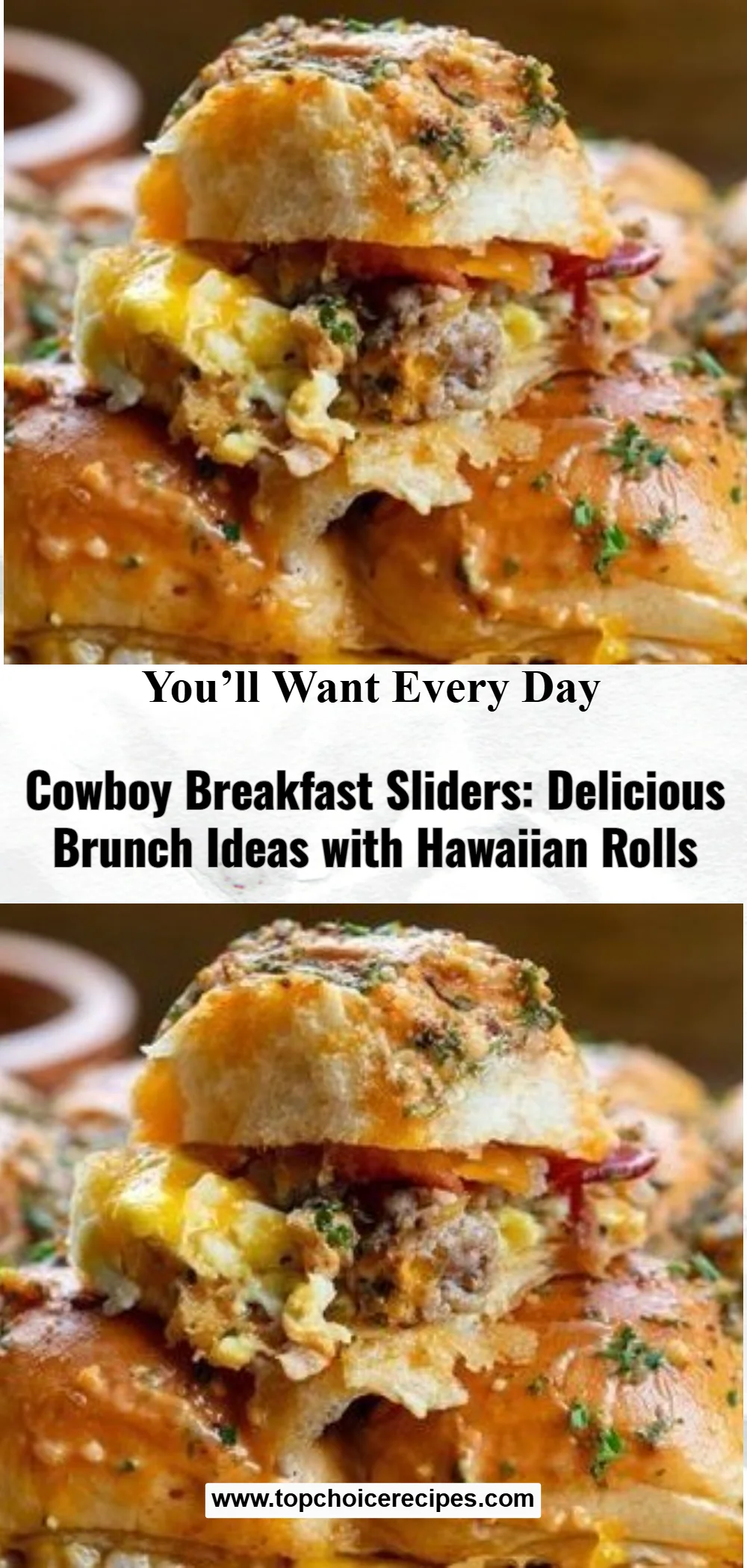 Cowboy Breakfast Sliders 6 Cowboy Breakfast Sliders