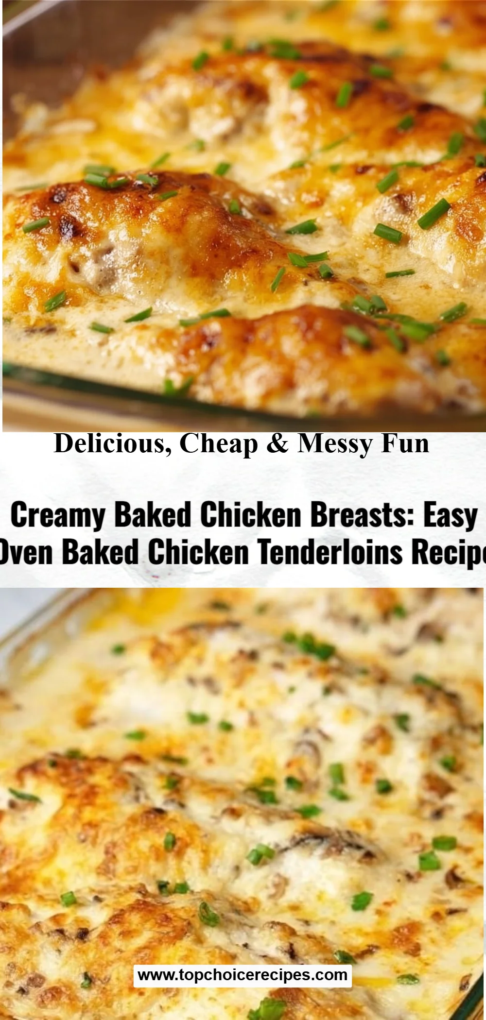 Creamy Baked Chicken Breasts