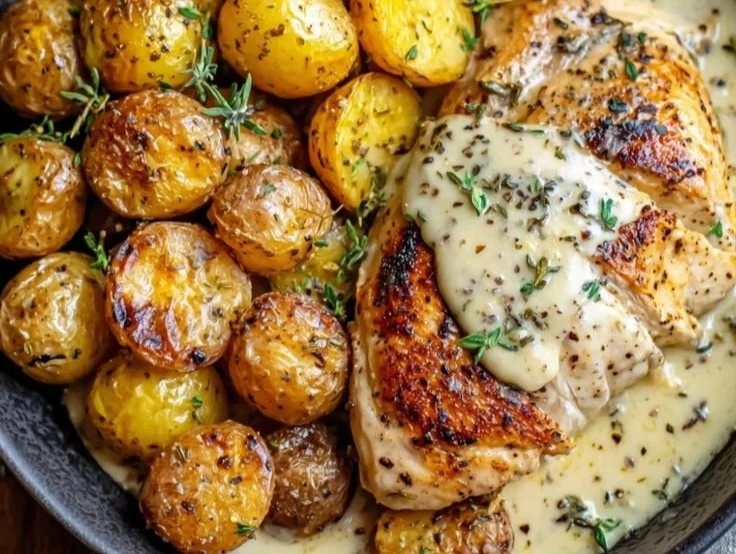 Creamy Garlic Chicken Potatoes 5 Creamy Garlic Chicken Potatoes