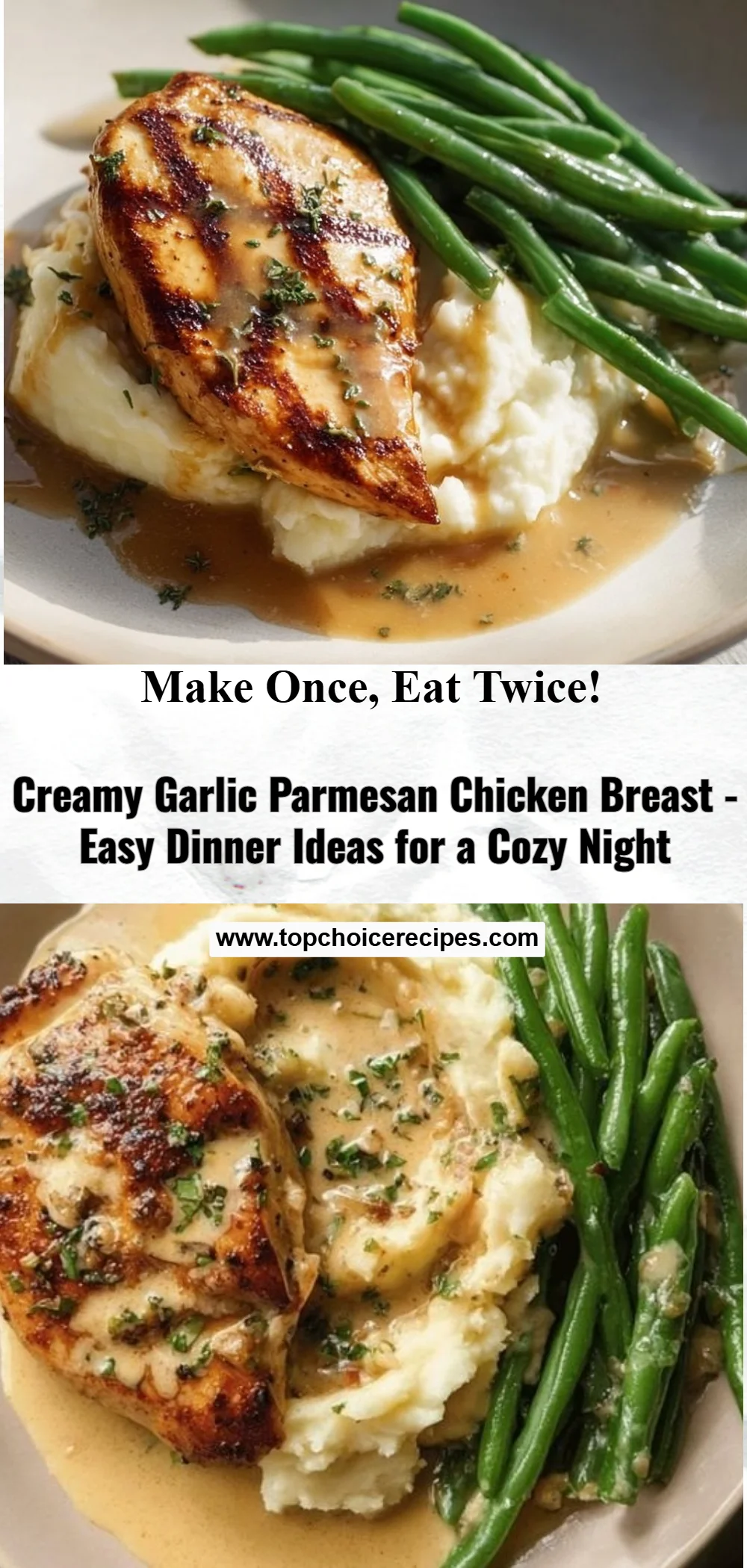 Creamy Garlic Parmesan Chicken Breast
