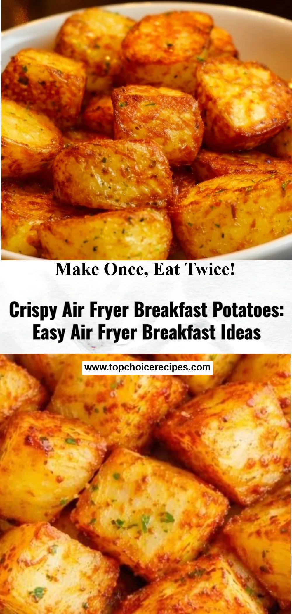 Crispy Air Fryer Breakfast Potatoes