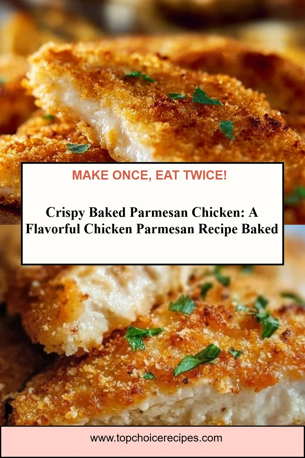 Crispy Baked Parmesan Chicken