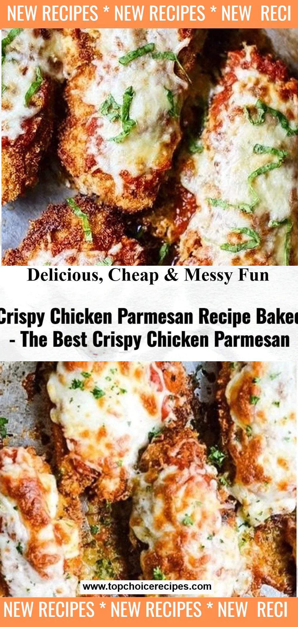 Crispy Chicken Parmesan 5 Crispy Chicken Parmesan