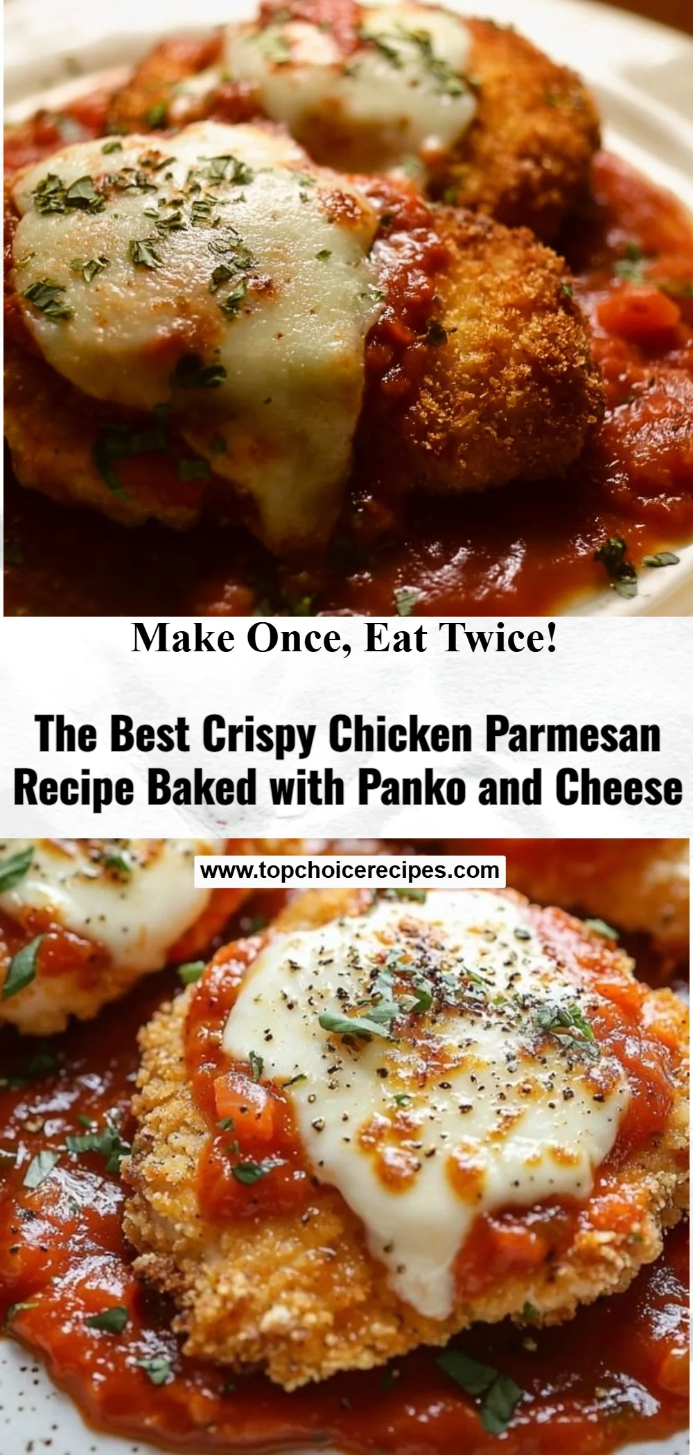 Crispy Chicken Parmesan