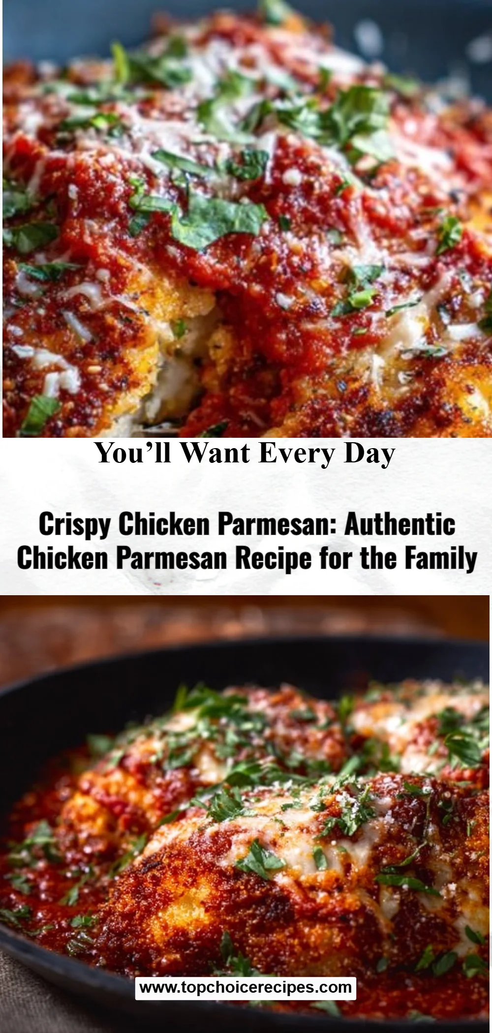 Crispy Chicken Parmesan 6 Crispy Chicken Parmesan