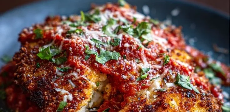 Crispy Chicken Parmesan 8 Crispy Chicken Parmesan