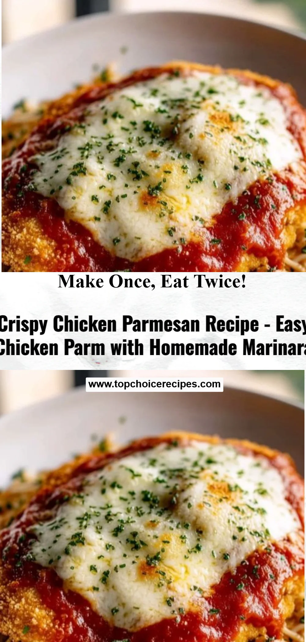 Crispy Chicken Parmesan