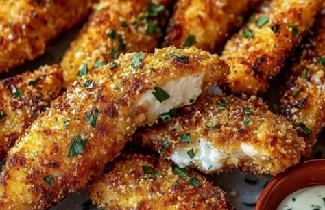 Crispy Crack Chicken Parmesan Tenders 5 Crispy Crack Chicken Parmesan Tenders
