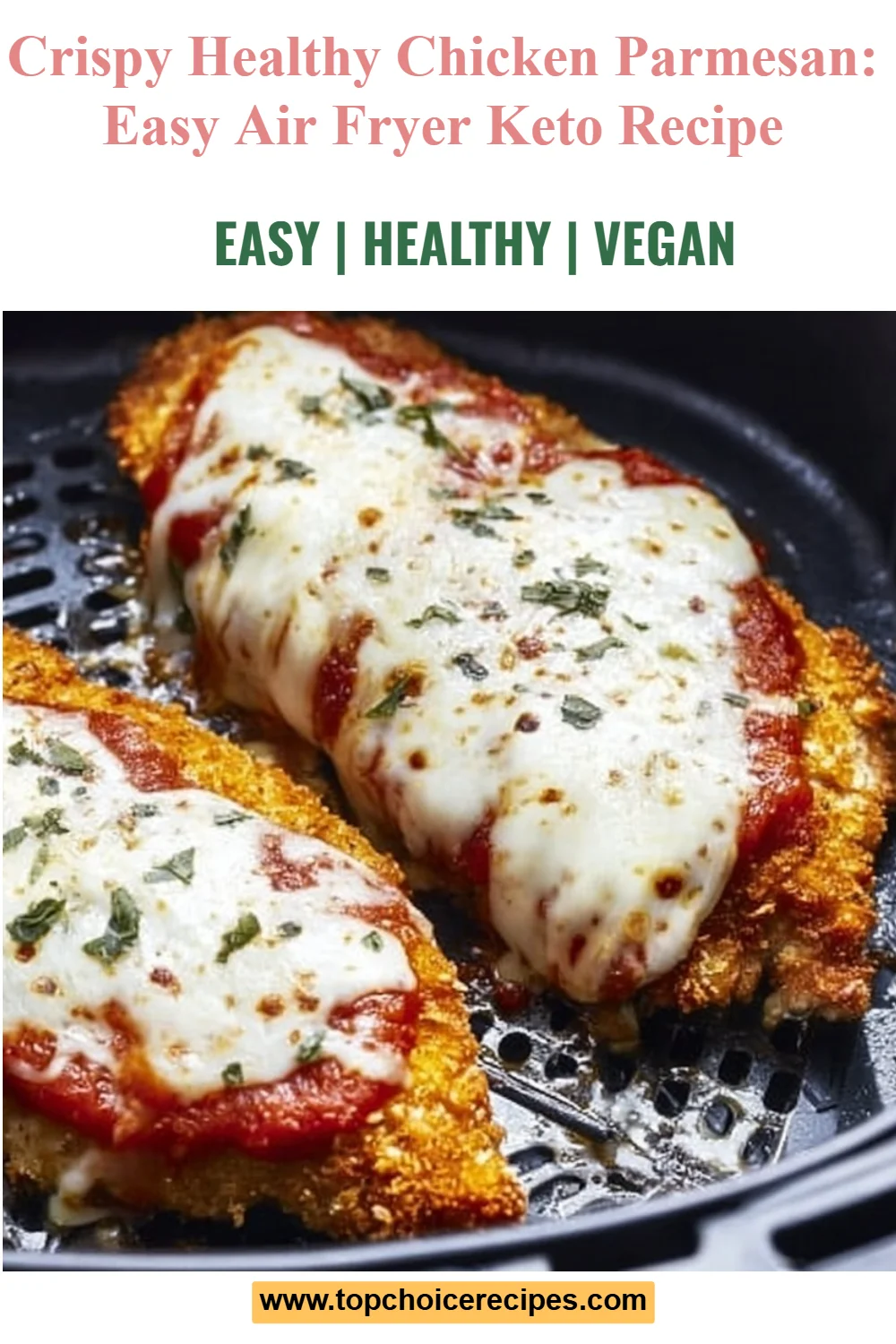 Crispy Healthy Chicken Parmesan 5 Crispy Healthy Chicken Parmesan