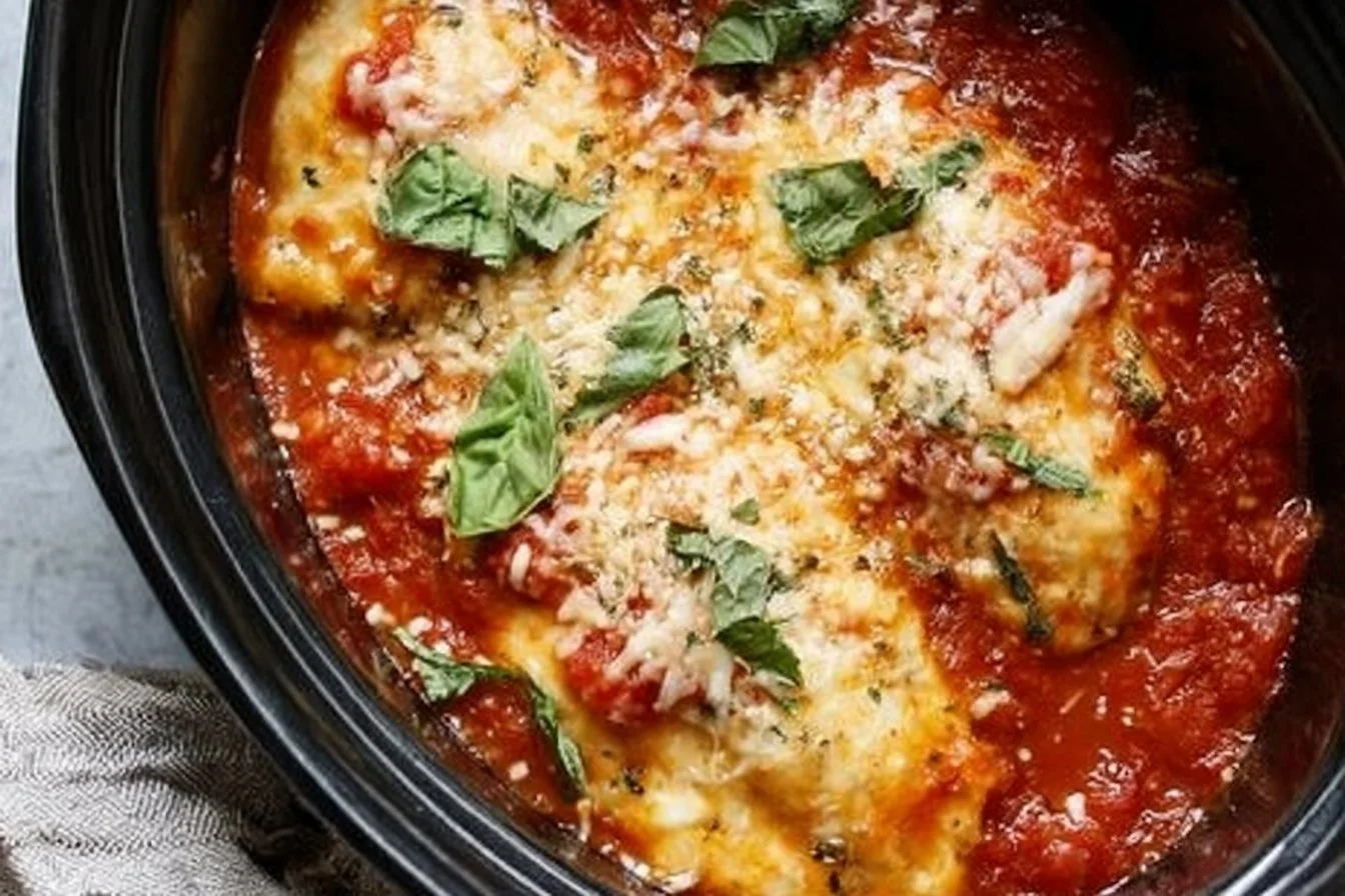 Crockpot Chicken Parmesan 6 Crockpot Chicken Parmesan