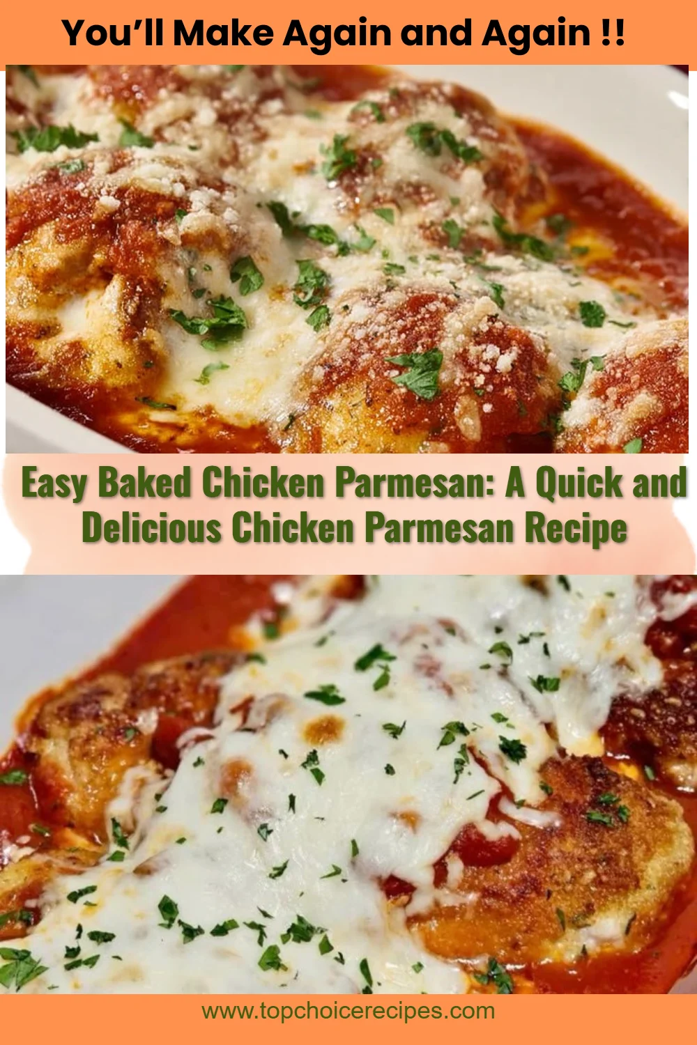 Easy Baked Chicken Parmesan