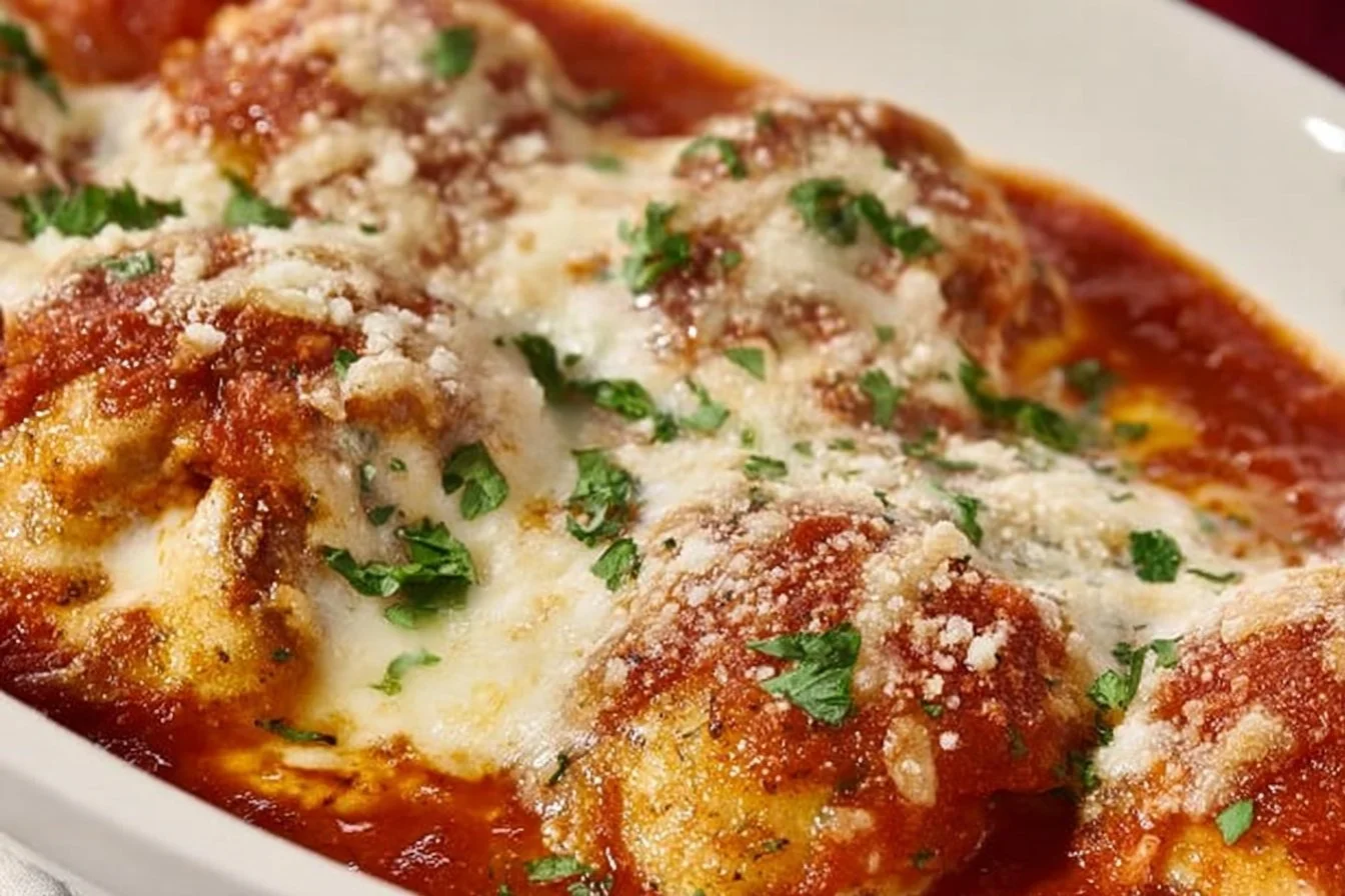 Easy Baked Chicken Parmesan