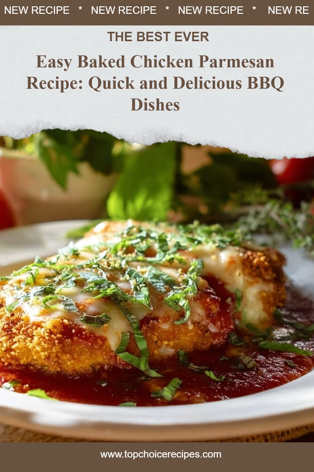 Easy Baked Chicken Parmesan 6 Easy Baked Chicken Parmesan