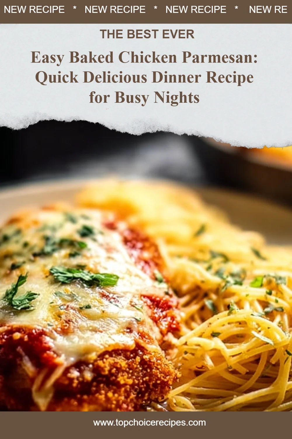 Easy Baked Chicken Parmesan