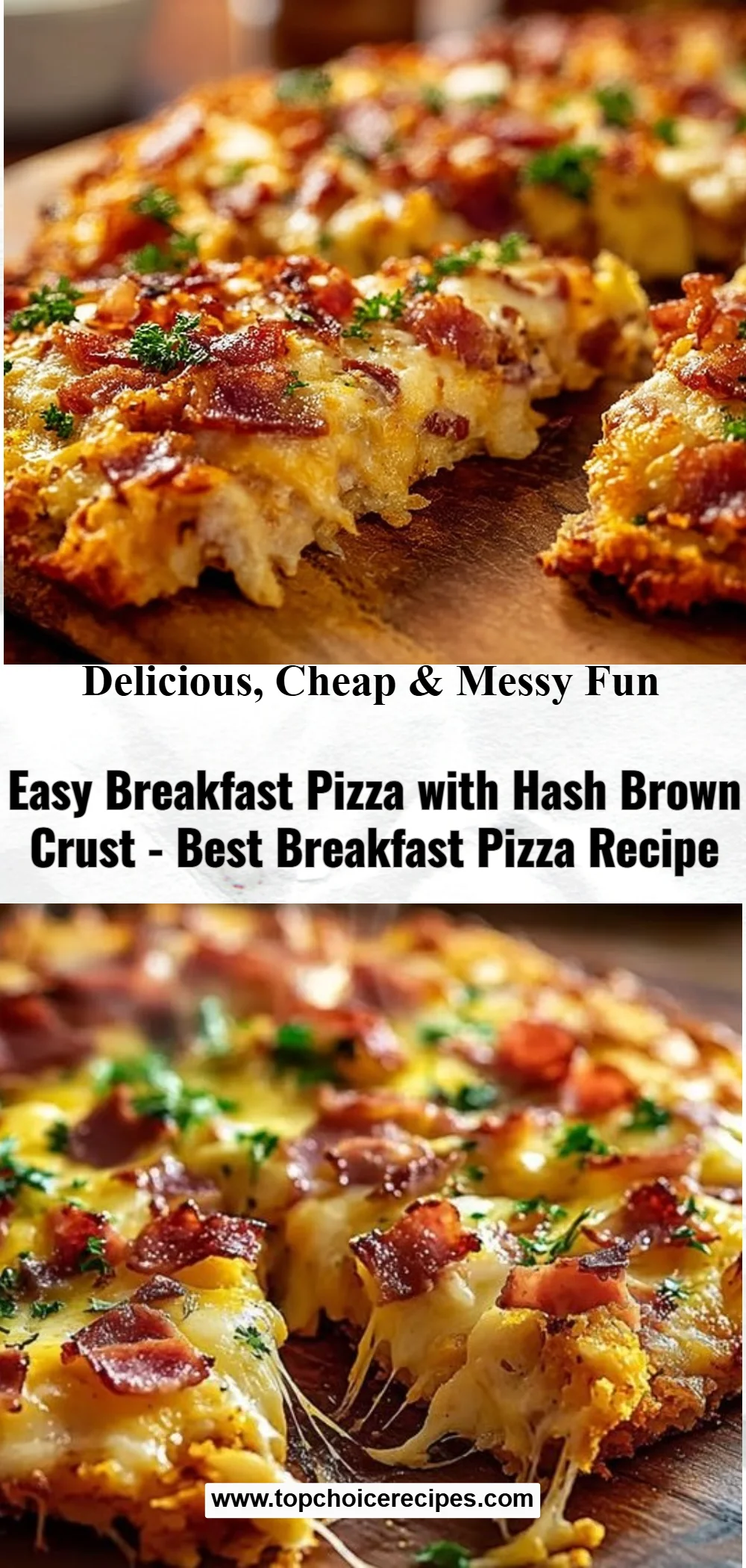 Easy Breakfast Pizza with Hash Brown Crust 5 Easy Breakfast Pizza with Hash Brown Crust