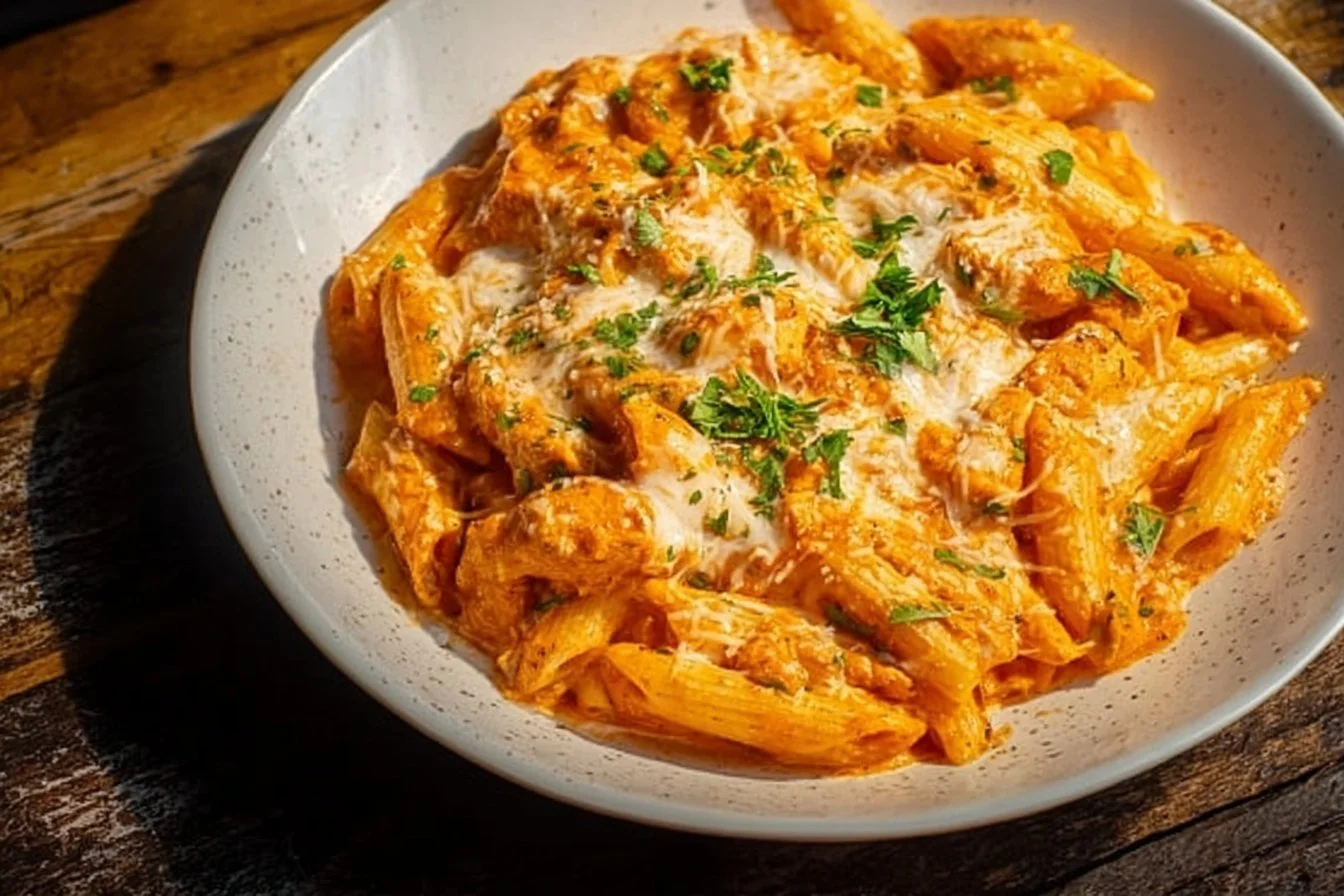 Easy Chicken Parmesan Pasta