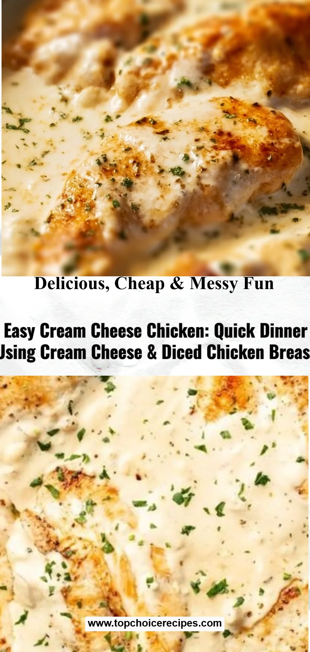 Easy Cream Cheese Chicken