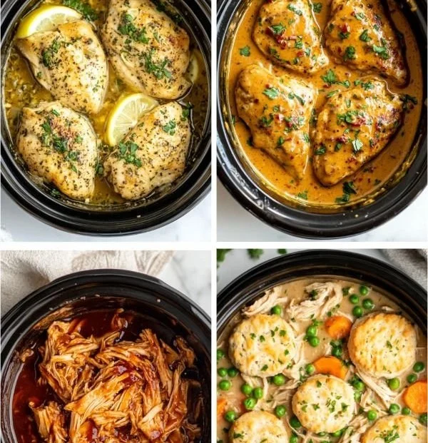 Easy Crockpot Chicken Breast 5 Easy Crockpot Chicken Breast