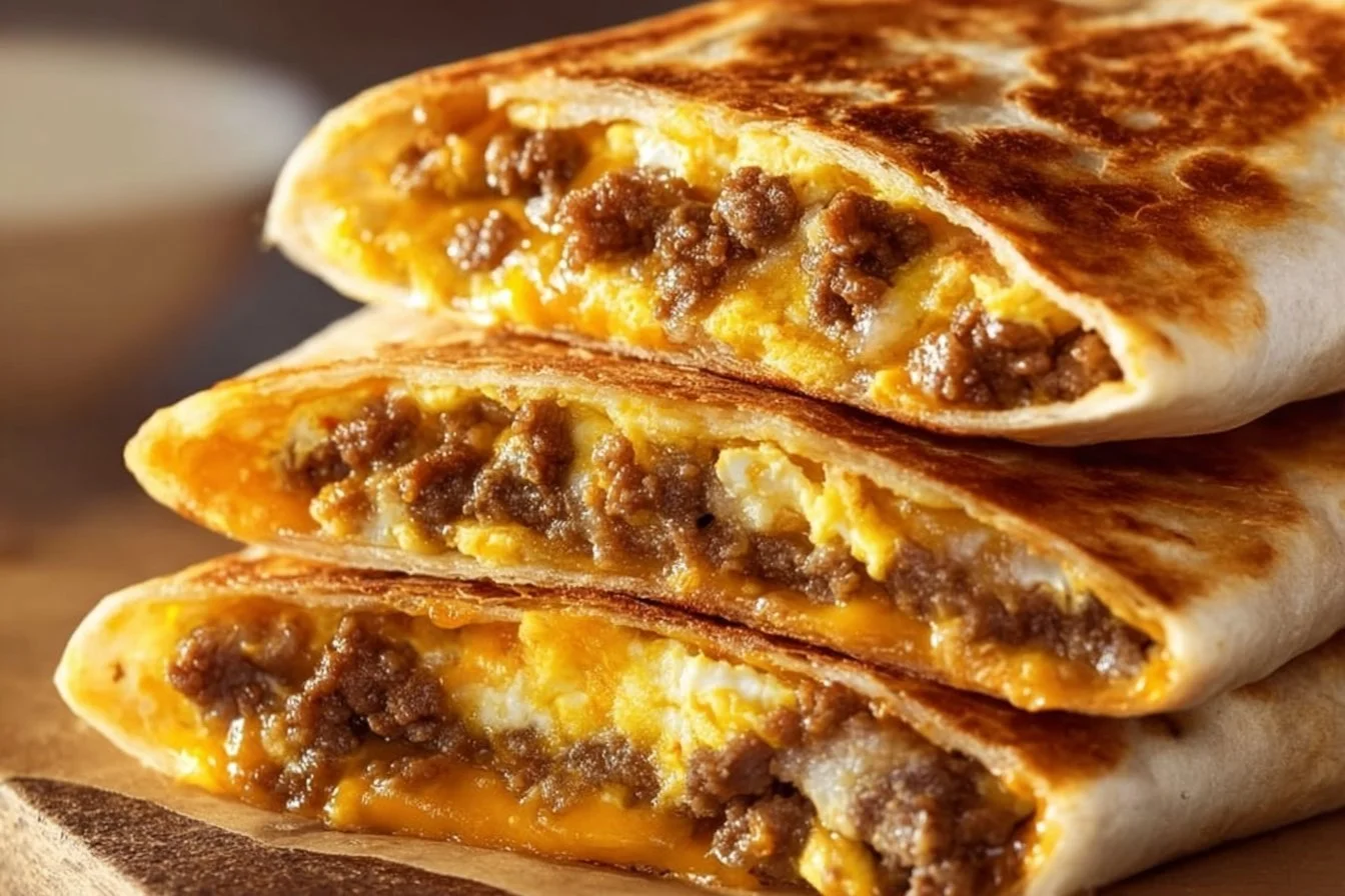 Easy Egg Breakfast Wraps