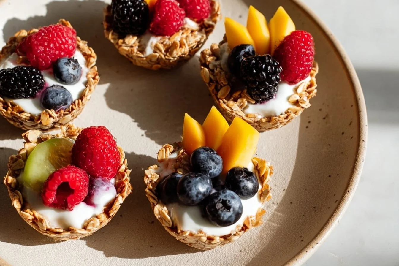 Easy Healthy Breakfast Granola Cups 6 Easy Healthy Breakfast Granola Cups