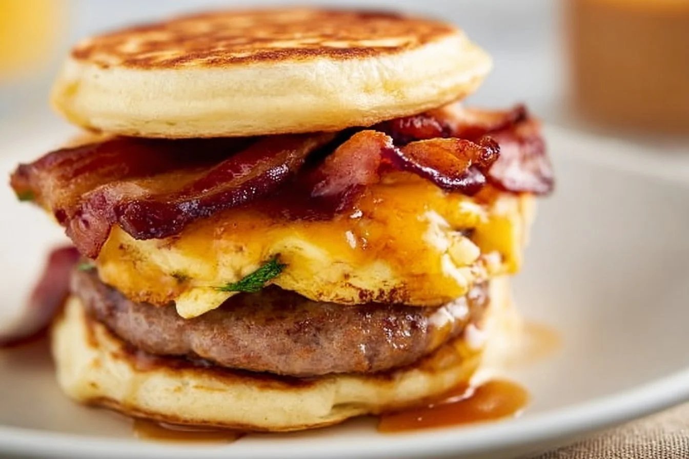 Easy Homemade McGriddle Breakfast Sandwiches