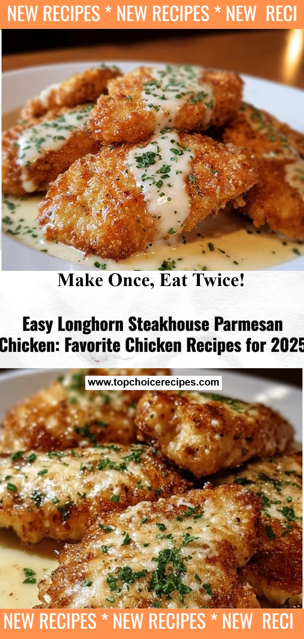 Easy Longhorn Steakhouse Parmesan Chicken
