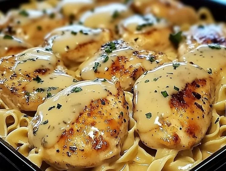 Easy One-Pan Chicken with Buttered Noodles