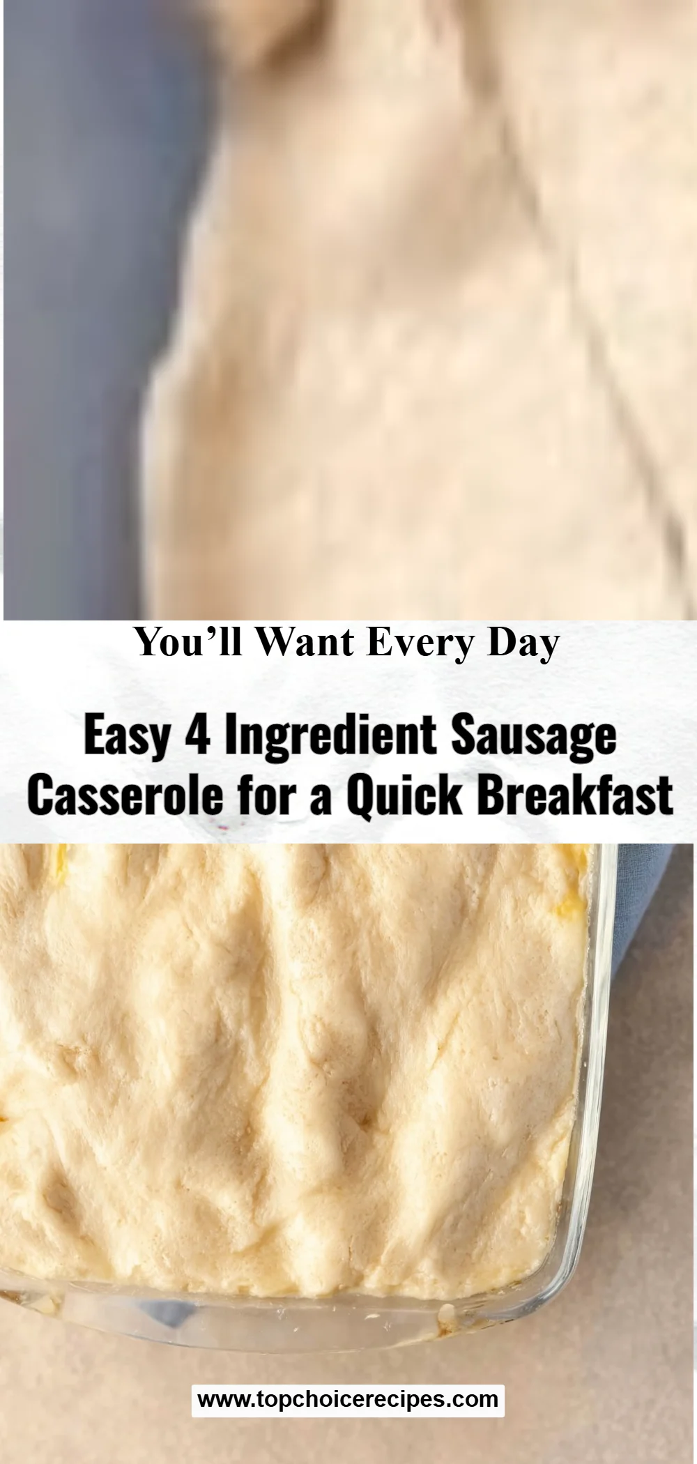 Easy Sausage Breakfast Casserole