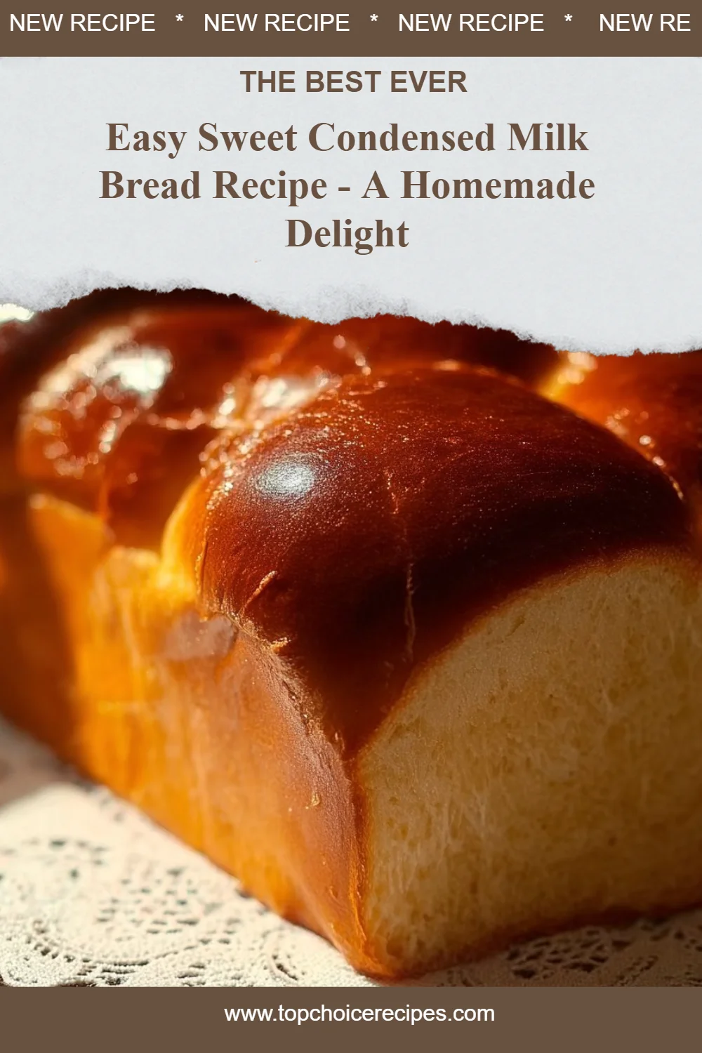 Easy Sweet Condensed Milk Bread