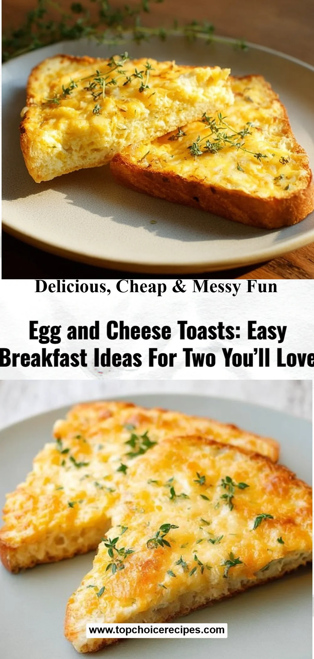 Egg and Cheese Toasts