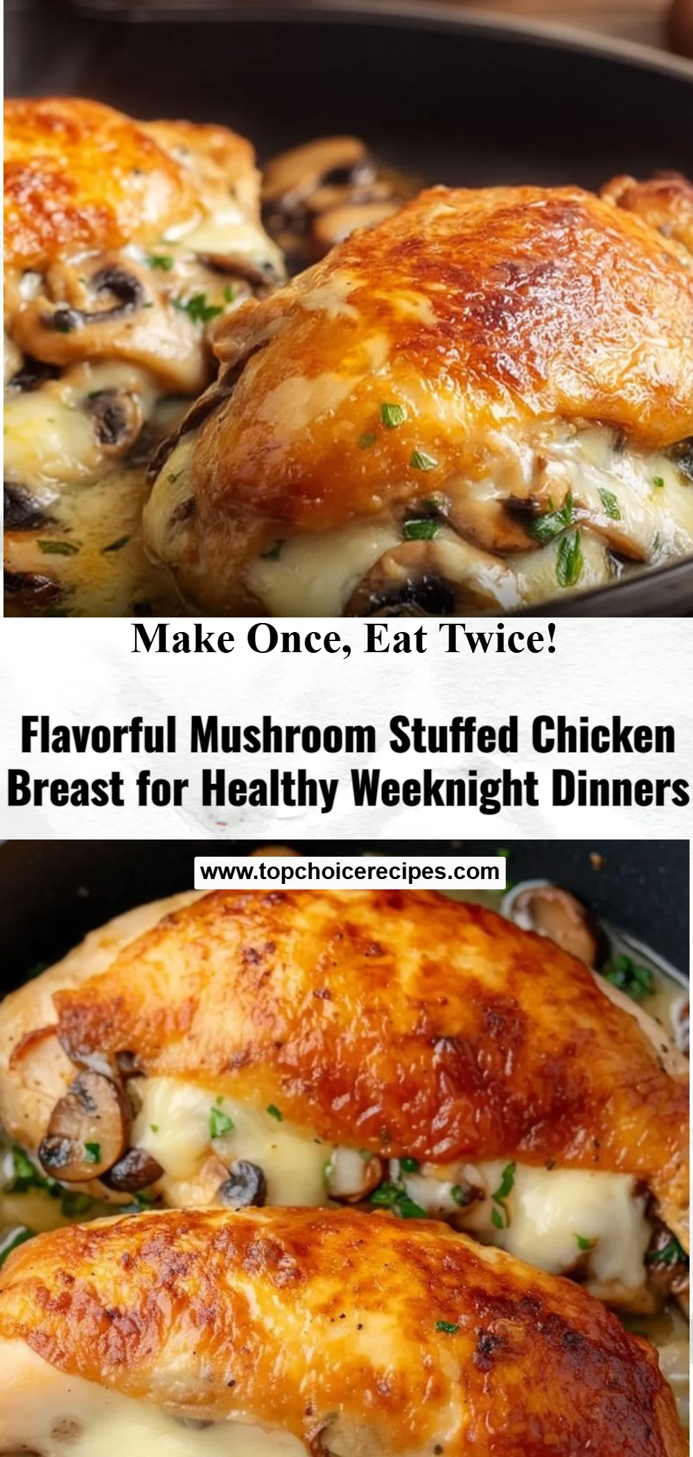 Flavorful Mushroom Stuffed Chicken Breast 6 Flavorful Mushroom Stuffed Chicken Breast