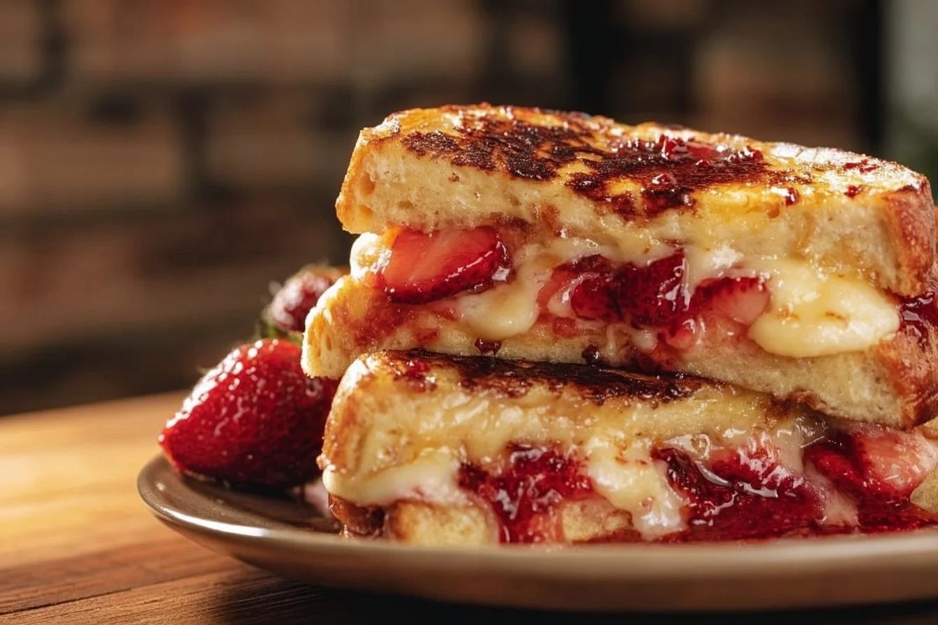 Fluffy Stuffed Strawberry French Toast 5 Fluffy Stuffed Strawberry French Toast