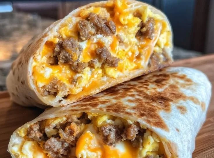 Freezer Breakfast Burritos 8 Freezer Breakfast Burritos