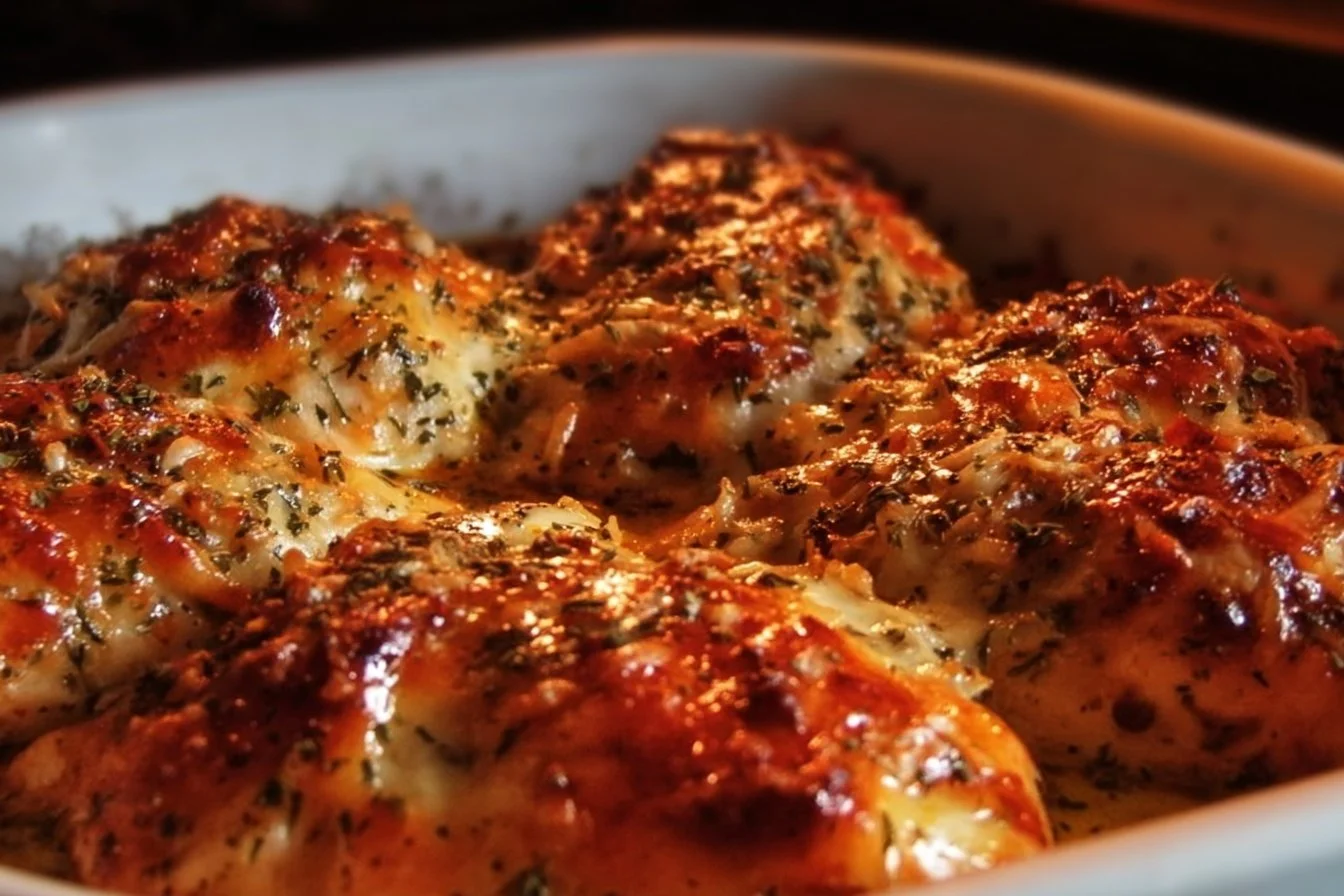 Garlic Parmesan Chicken Bake