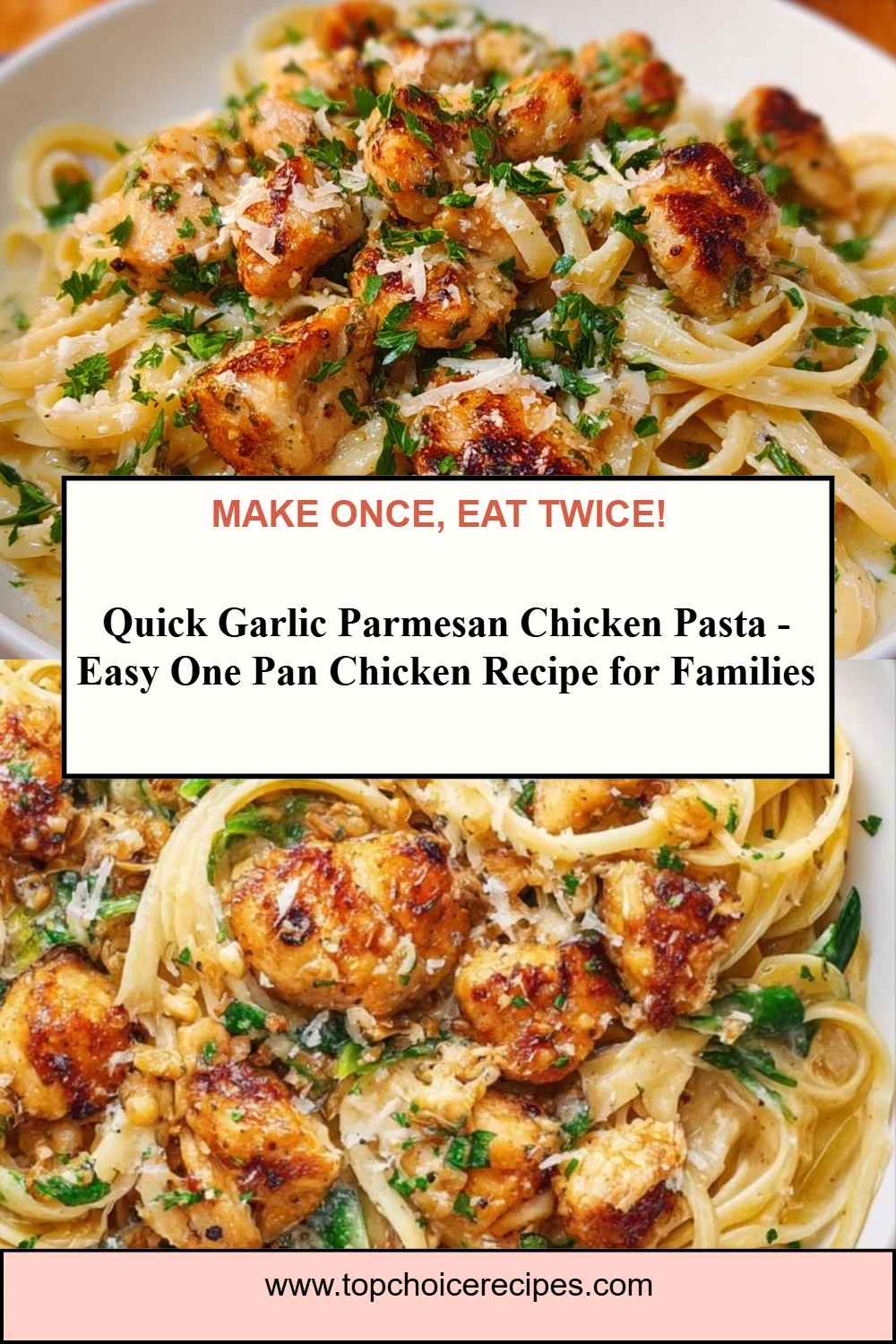 Garlic Parmesan Chicken Pasta 6 Garlic Parmesan Chicken Pasta