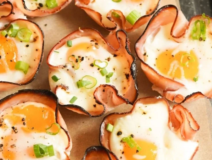 Ham and Cheese Egg Cups 6 Ham and Cheese Egg Cups