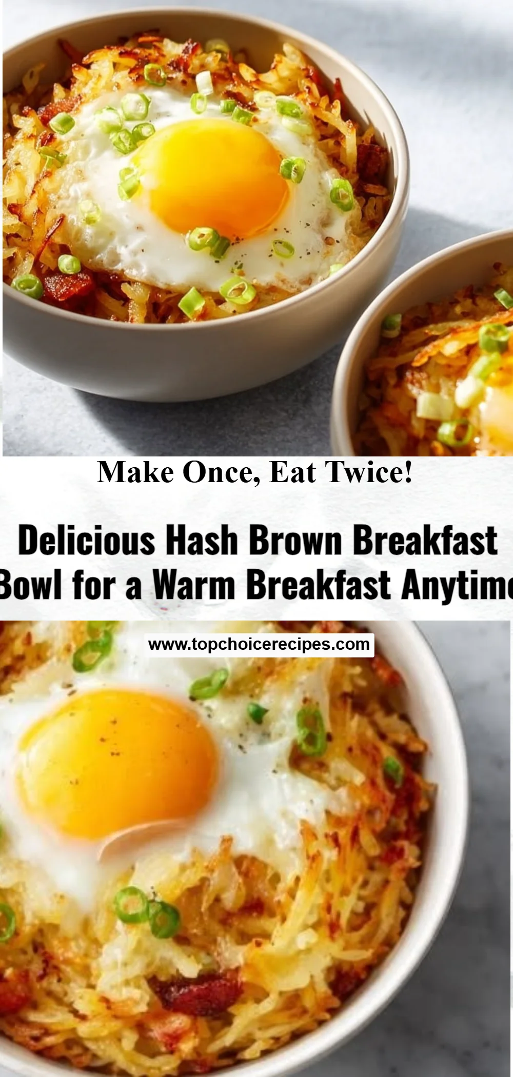 Hash Brown Breakfast Bowl 6 Hash Brown Breakfast Bowl