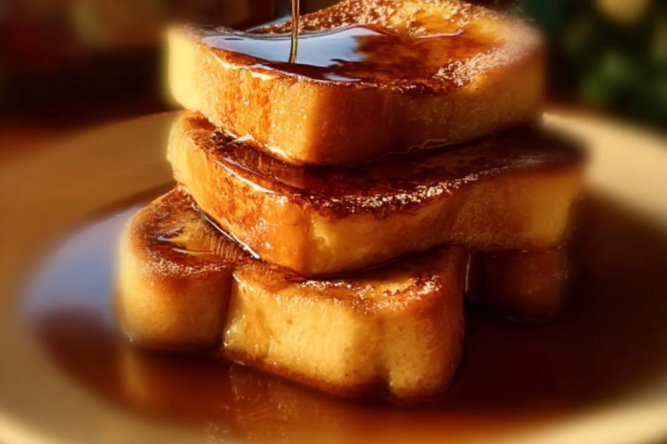 Hawaiian Roll French Toast 5 Delicious Hawaiian Roll French Toast topped with syrup and fruit