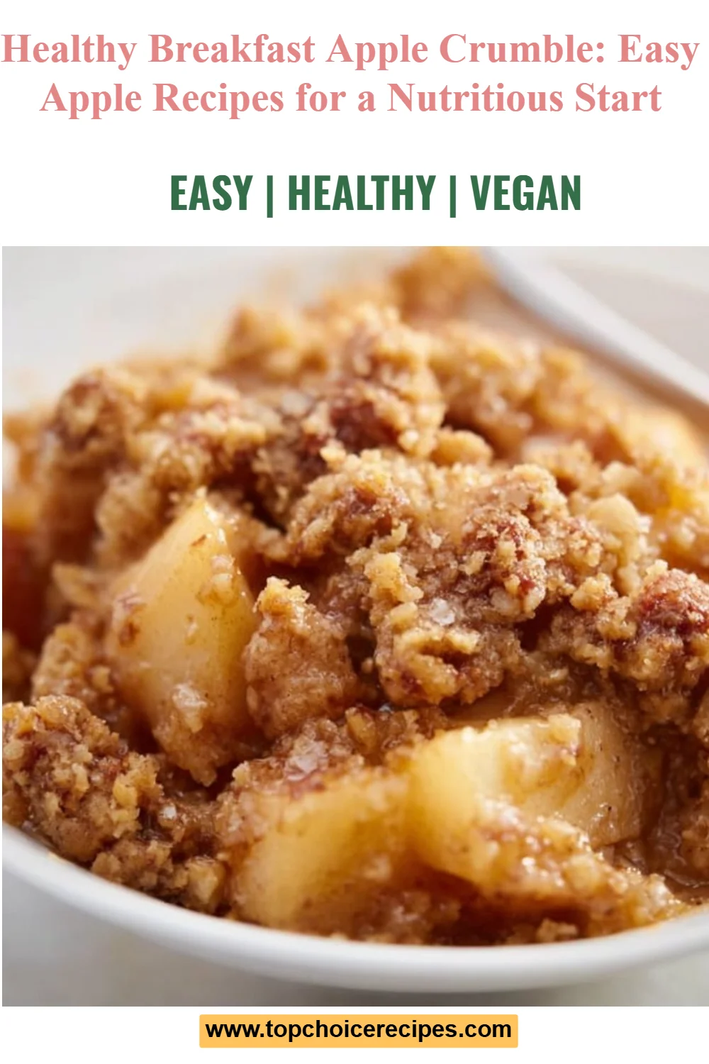 Healthy Breakfast Apple Crumble 6 Healthy Breakfast Apple Crumble