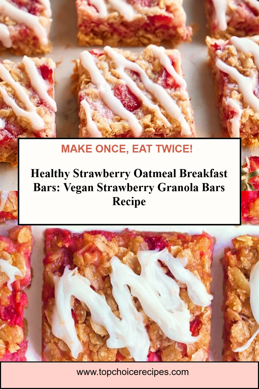 Healthy Strawberry Oatmeal Breakfast Bars 6 Healthy Strawberry Oatmeal Breakfast Bars