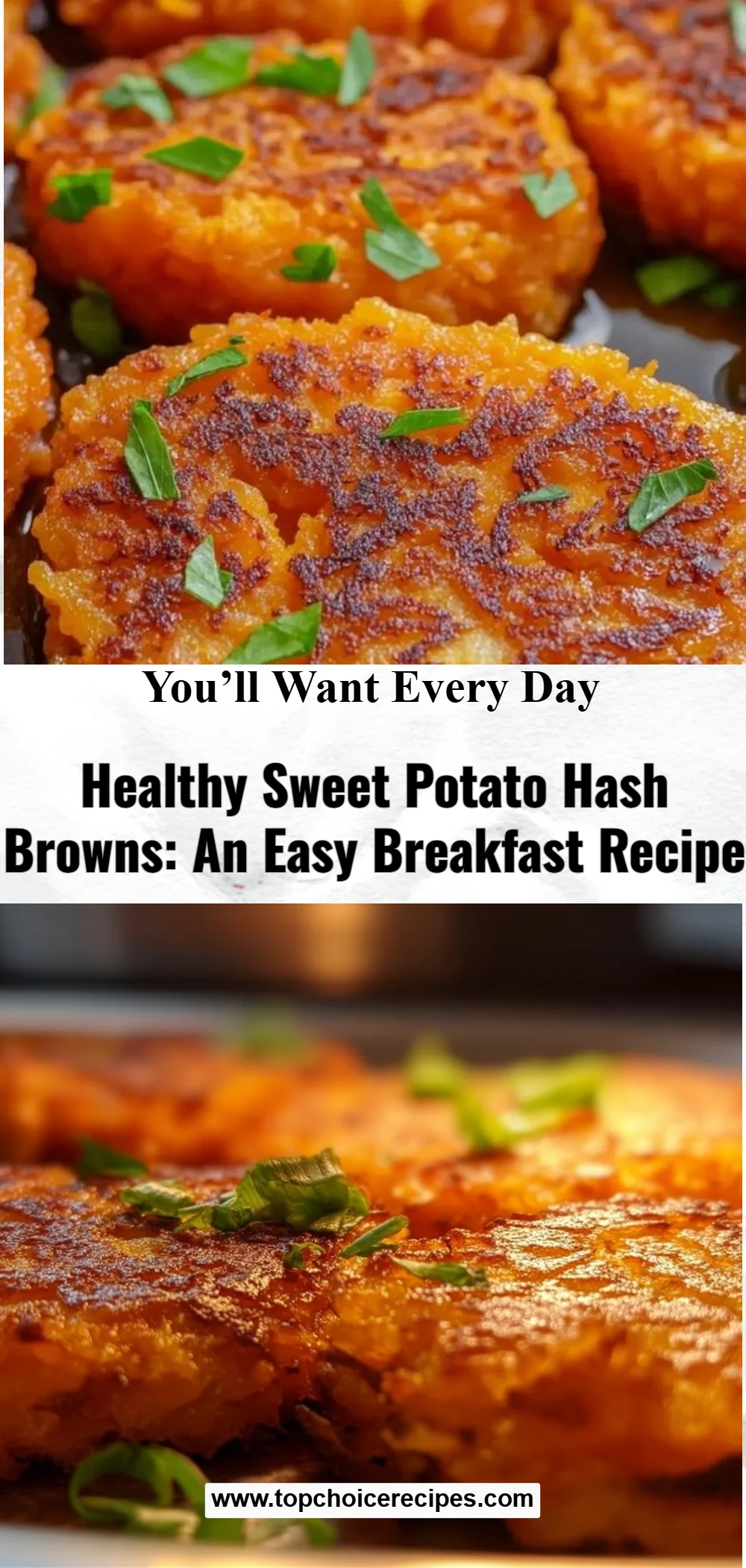 Healthy Sweet Potato Hash Browns 6 Healthy Sweet Potato Hash Browns