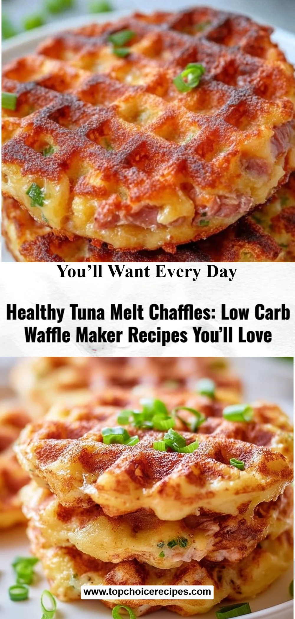 Healthy Tuna Melt Chaffles 6 Healthy Tuna Melt Chaffles