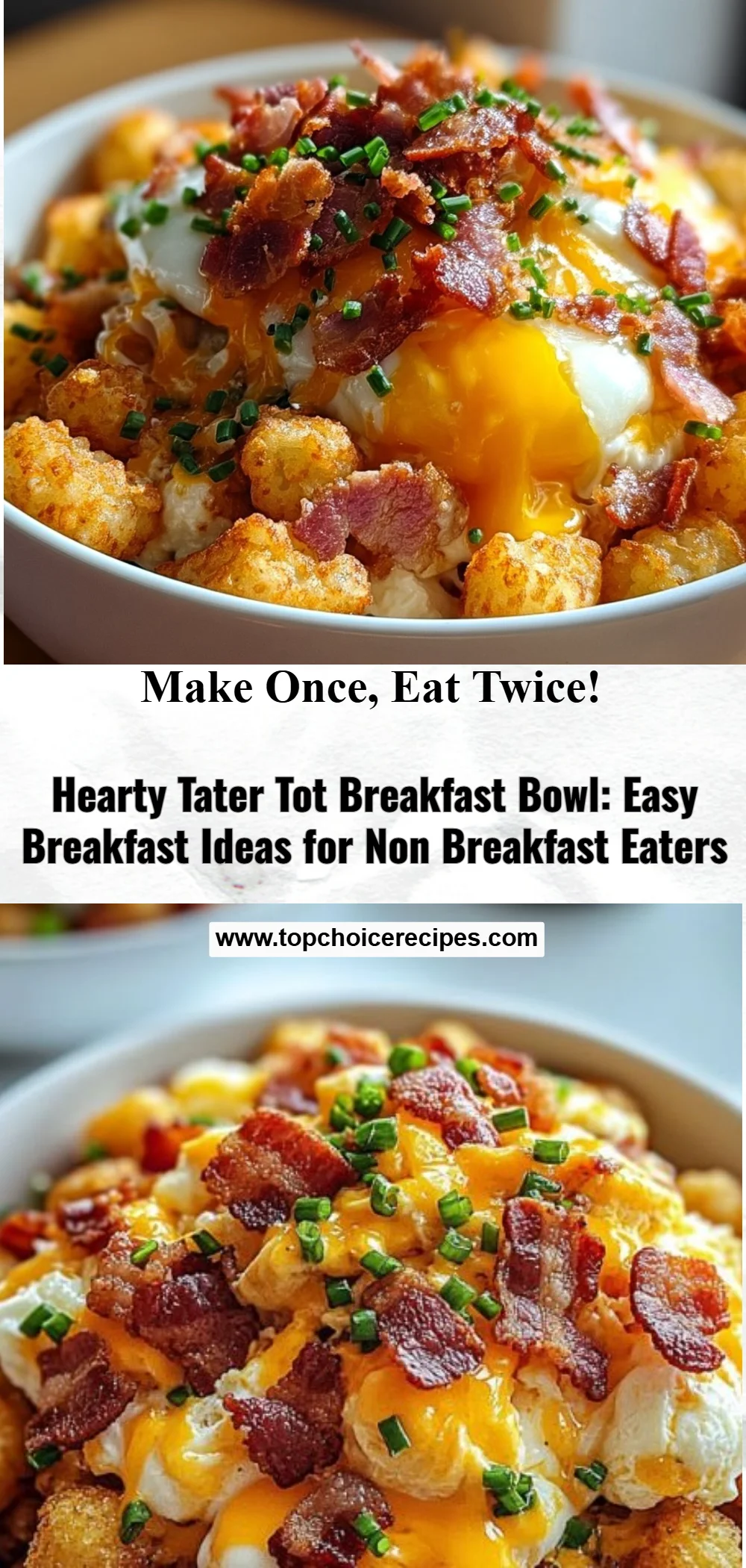 Hearty Tater Tot Breakfast Bowl