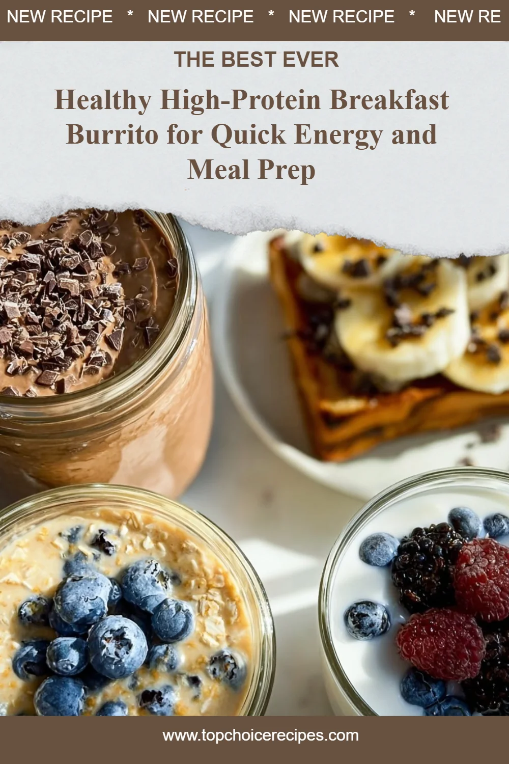 High-Protein Breakfast Burrito 6 High-Protein Breakfast Burrito