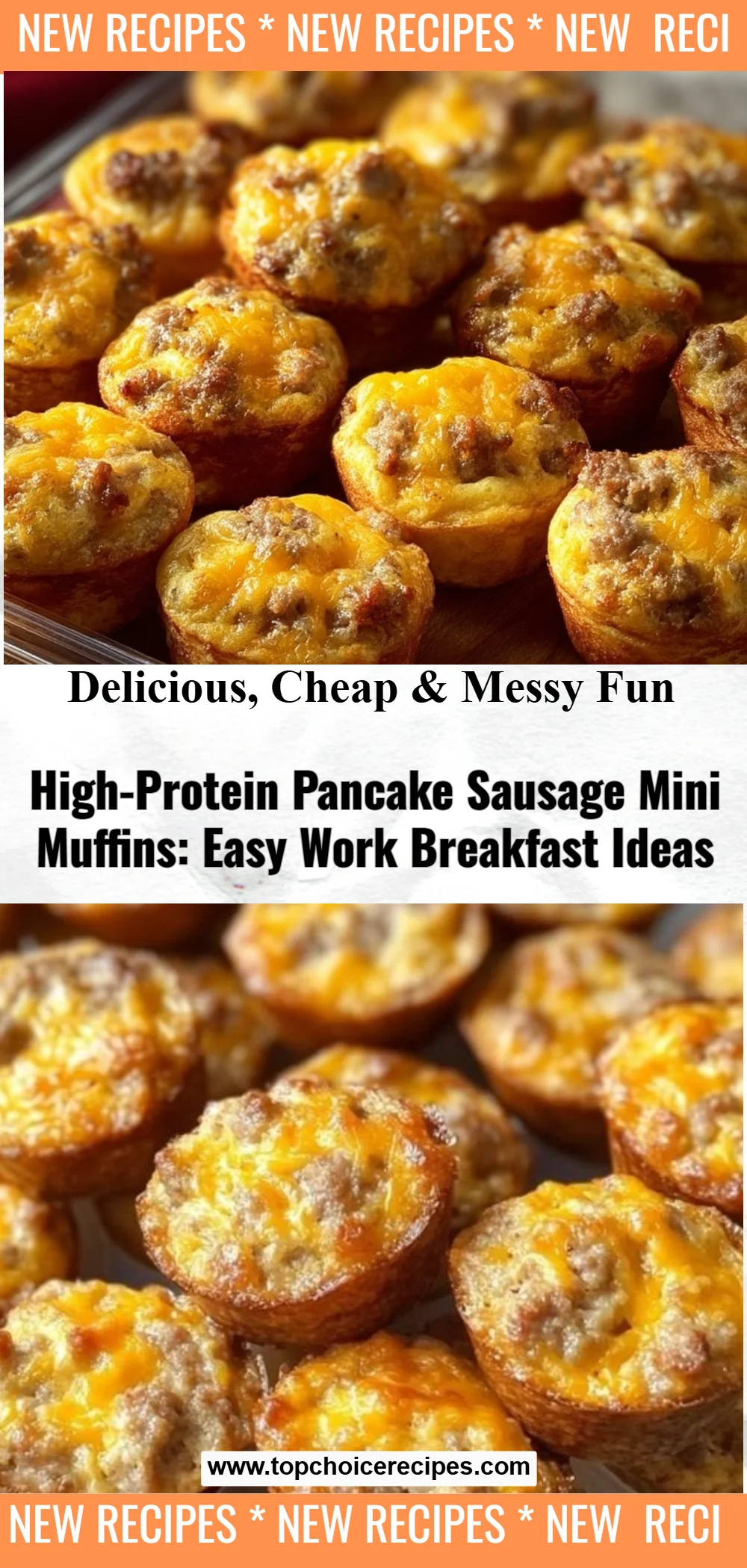 High-Protein Pancake Sausage Mini Muffins 5 High-Protein Pancake Sausage Mini Muffins