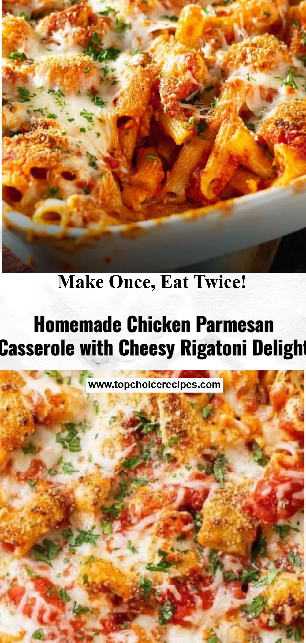 Homemade Chicken Parmesan Casserole