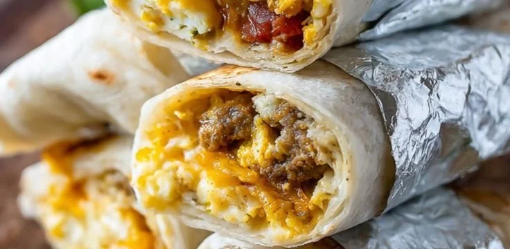 Make-Ahead Freezer Breakfast Burritos