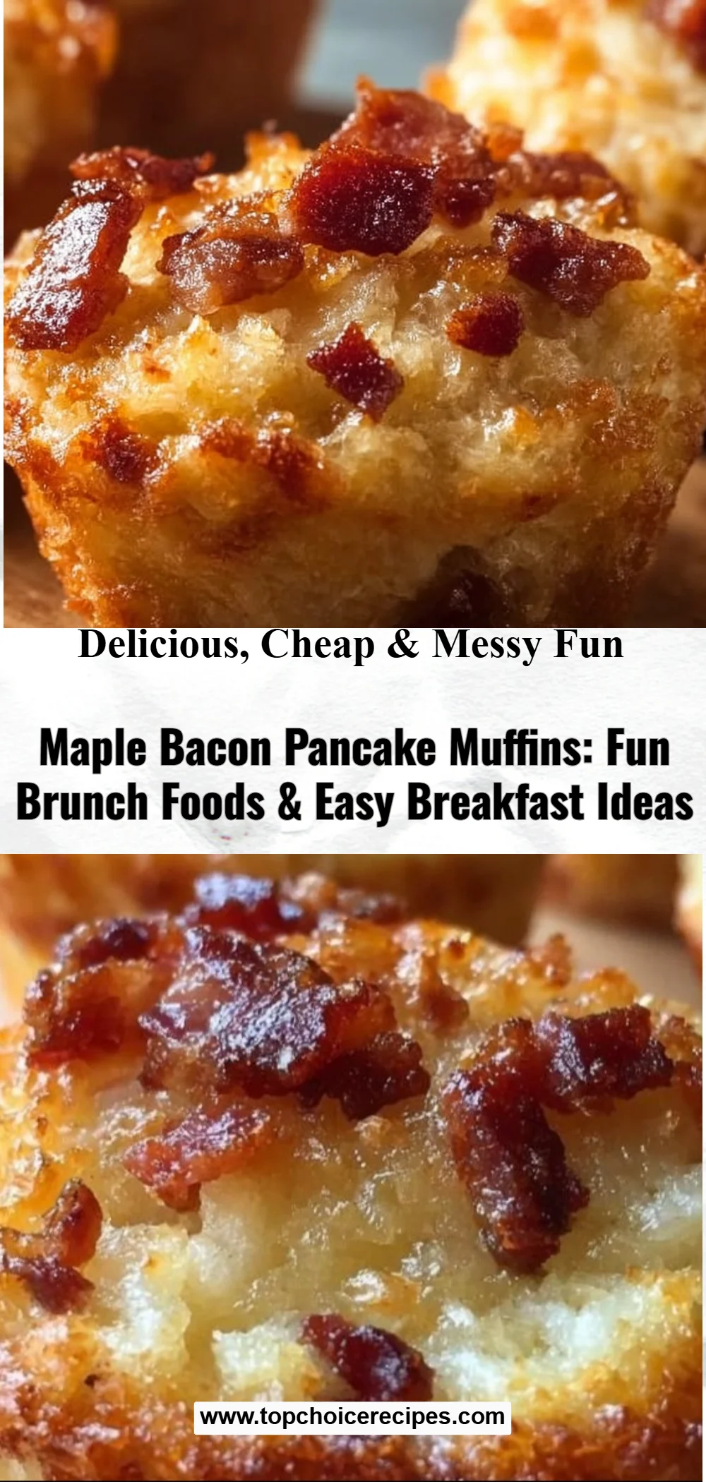 Maple Bacon Pancake Muffins